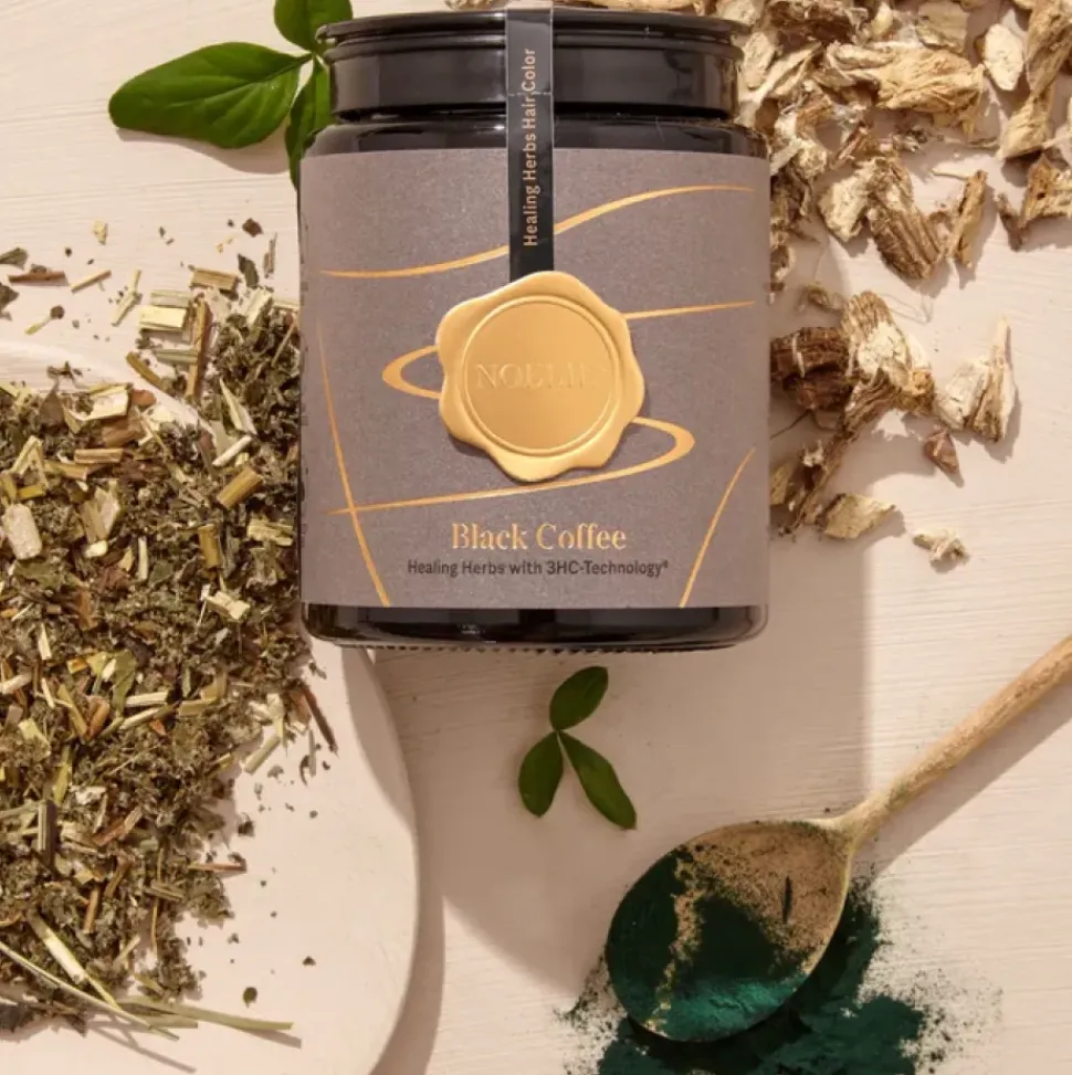 Black Coffee - pflegende Pflanzenhaarfarbe - Healing Herbs Hair Color
