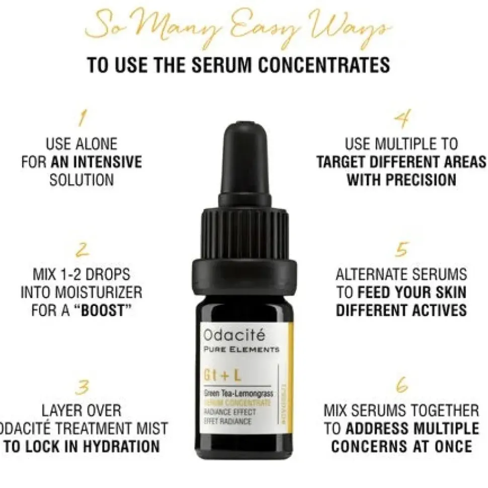 Gt+L | Serum | Konzentrat bei träger, glanzloser Haut mit grünem Tee und Lemongras