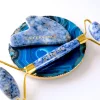 Gua Sha und Gesichts-Roller aus blauem Sodalith als kombiniertes Anti-Aging Kit