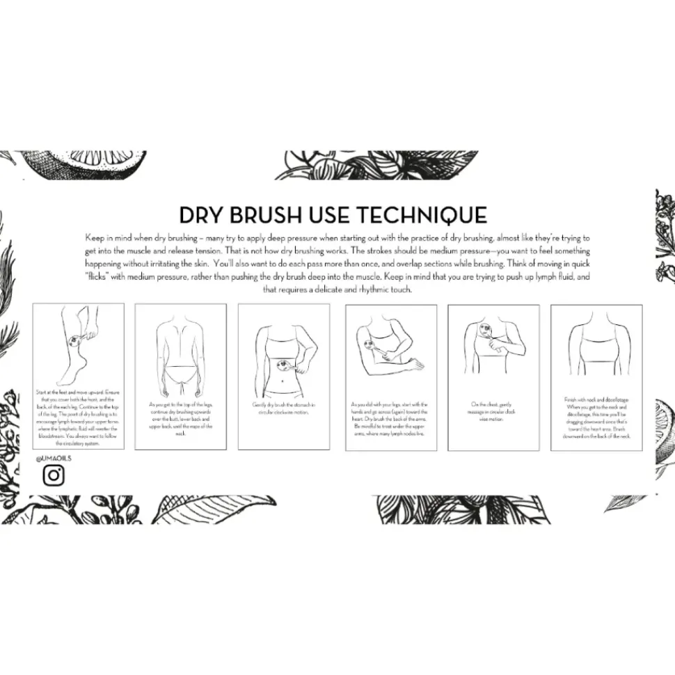 Lymphatic Detox Dry Brush - Trockenbürste / Massagebürste