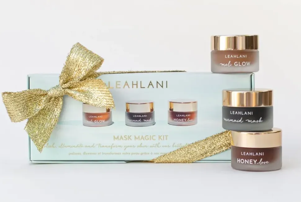 Mask Magic Kit - LEAHLANIs beliebte Masken plus Peeling im kleinen Format
